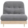 Futón sofá cama con colchón madera maciza de pino 80x206x11 cm by , Futones - Ref: Foro24-846756, Price: 186,16 €, Discount: %
