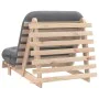 Futón sofá cama con colchón madera maciza de pino 80x206x11 cm by , Futones - Ref: Foro24-846756, Price: 186,16 €, Discount: %