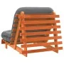 Futón sofá cama con colchón madera maciza marrón 90x206x11 cm by , Futones - Ref: Foro24-846763, Price: 228,79 €, Discount: %
