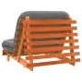 Futón sofá cama con colchón madera maciza marrón 100x206x11 cm by , Futones - Ref: Foro24-846768, Price: 243,42 €, Discount: %
