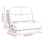 Futón sofá cama con colchón madera maciza marrón 100x206x11 cm by , Futones - Ref: Foro24-846768, Price: 243,42 €, Discount: %