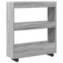 Carro de almacenaje estrecho 3 niveles madera gris Sonoma de , Carros de cocina y comedor - Ref: Foro24-855246, Precio: 50,77...