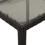 Set comedor jardín 11 pzas cojines ratán sintético vidrio negro by , Garden sets - Ref: Foro24-3278586, Price: 906,60 €, Disc...