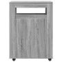 Armario de baño estrecho con ruedas madera gris Sonoma von , Schließfächer und Lagerschränke - Ref: Foro24-855273, Preis: 114...