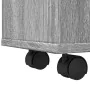 Armario de baño estrecho con ruedas madera gris Sonoma von , Schließfächer und Lagerschränke - Ref: Foro24-855273, Preis: 114...