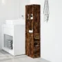 Armario de baño estrecho con ruedas madera roble ahumado von , Schließfächer und Lagerschränke - Ref: Foro24-855299, Preis: 9...