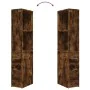 Armario de baño estrecho con ruedas madera roble ahumado von , Schließfächer und Lagerschränke - Ref: Foro24-855299, Preis: 9...