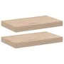 Estantes flotantes 2 uds madera de ingeniería 40x23,5x4 cm de , Estantes y estanterías - Ref: Foro24-4010683, Precio: 33,25 €...