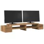 Soporte de pantalla con almacenaje roble artisian 100x27x15 cm by , Computer bases and risers - Ref: Foro24-854696, Price: 37...