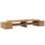 Soporte de pantalla con almacenaje roble artisian 100x27x15 cm by , Computer bases and risers - Ref: Foro24-854696, Price: 37...