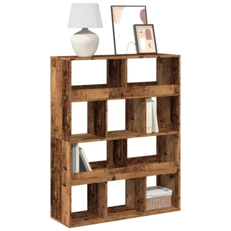 Estantería de madera de ingeniería envejecida 100x33x125,5 cm by , Bookcases and shelves - Ref: Foro24-3309364, Price: 95,19 ...