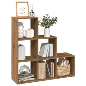 Librería divisor 3 niveles madera roble artisan 99x29x99 cm von , Bücherregale und Regale - Ref: Foro24-857966, Preis: 78,87 ...