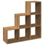 Librería divisor 3 niveles madera roble artisan 99x29x99 cm von , Bücherregale und Regale - Ref: Foro24-857966, Preis: 78,87 ...
