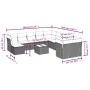 Set de sofás de jardín y cojines 12 pzas ratán sintético marrón von , Gartensets - Ref: Foro24-3218623, Preis: 762,12 €, Raba...