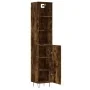 Aparador de madera contrachapada roble ahumado 34,5x34x180 cm von , Sideboards - Ref: Foro24-3189634, Preis: 88,06 €, Rabatt: %