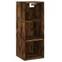 Aparador de madera contrachapada roble ahumado 34,5x34x180 cm von , Sideboards - Ref: Foro24-3189634, Preis: 88,06 €, Rabatt: %