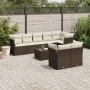 Set de sofás de jardín 9 pzas y cojines ratán sintético marrón von , Gartensets - Ref: Foro24-3249762, Preis: 602,33 €, Rabat...