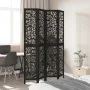 Biombo separador de 4 paneles madera maciza Paulownia negro von , Raumteiler - Ref: Foro24-358754, Preis: 107,73 €, Rabatt: %