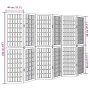 Biombo separador de 6 paneles madera maciza Paulownia negro by , Room dividers - Ref: Foro24-358777, Price: 125,48 €, Discoun...