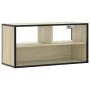 Mueble TV madera ingeniería y metal roble Sonoma 80x31x39,5 cm von , TV-Möbel - Ref: Foro24-848925, Preis: 37,72 €, Rabatt: %