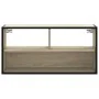 Mueble TV madera ingeniería y metal roble Sonoma 80x31x39,5 cm von , TV-Möbel - Ref: Foro24-848925, Preis: 37,72 €, Rabatt: %