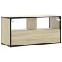 Mueble TV madera ingeniería y metal roble Sonoma 80x31x39,5 cm von , TV-Möbel - Ref: Foro24-848925, Preis: 37,72 €, Rabatt: %