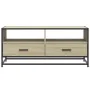 Mesa de centro madera ingeniería metal roble Sonoma 100x50x45cm von , Couchtisch - Ref: Foro24-848785, Preis: 99,81 €, Rabatt: %