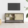Mueble TV metal y madera ingeniería roble Sonoma 80x34,5x40 cm by , TV Furniture - Ref: Foro24-848820, Price: 66,07 €, Discou...