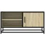 Mueble TV metal y madera ingeniería roble Sonoma 80x34,5x40 cm by , TV Furniture - Ref: Foro24-848820, Price: 66,07 €, Discou...