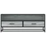 Mueble TV metal y madera ingeniería gris Sonoma 100x34,5x40 cm by , TV Furniture - Ref: Foro24-848817, Price: 90,79 €, Discou...
