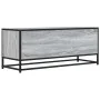 Mueble TV metal y madera ingeniería gris Sonoma 100x34,5x40 cm by , TV Furniture - Ref: Foro24-848817, Price: 90,79 €, Discou...