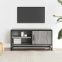 Mueble TV madera ingeniería y metal roble ahumado 80x34,5x40 cm von , TV-Möbel - Ref: Foro24-848822, Preis: 67,29 €, Rabatt: %