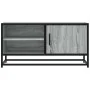 Mueble TV madera ingeniería y metal roble ahumado 80x34,5x40 cm von , TV-Möbel - Ref: Foro24-848822, Preis: 67,29 €, Rabatt: %