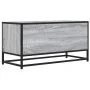 Mueble TV madera ingeniería y metal roble ahumado 80x34,5x40 cm von , TV-Möbel - Ref: Foro24-848822, Preis: 67,29 €, Rabatt: %