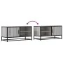 Mueble TV madera ingeniería y metal roble ahumado 80x34,5x40 cm von , TV-Möbel - Ref: Foro24-848822, Preis: 67,29 €, Rabatt: %