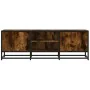 Mueble TV metal y madera ingeniería roble humo 120x35x41 cm von , TV-Möbel - Ref: Foro24-848841, Preis: 96,91 €, Rabatt: %