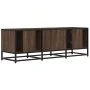 Mueble TV metal y madera ingeniería marrón roble 120x35x41 cm von , TV-Möbel - Ref: Foro24-848843, Preis: 103,32 €, Rabatt: %