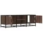 Mueble TV metal y madera ingeniería marrón roble 120x35x41 cm von , TV-Möbel - Ref: Foro24-848843, Preis: 103,32 €, Rabatt: %