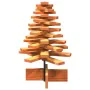 Árbol de Navidad de adorno madera maciza pino marrón cera 60 cm de , Arboles de navidad - Ref: Foro24-858200, Precio: 39,42 €...