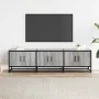 Mueble TV madera ingeniería y metal gris Sonoma 150x35x41 cm de , Muebles TV - Ref: Foro24-848862, Precio: 102,14 €, Descuent...
