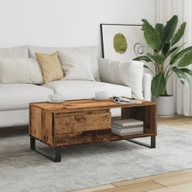 Mesa de centro madera de ingeniería envejecida 90x50x36,5 cm von , Couchtisch - Ref: Foro24-857338, Preis: 83,60 €, Rabatt: %