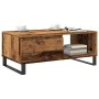 Mesa de centro madera de ingeniería envejecida 90x50x36,5 cm by , Coffee table - Ref: Foro24-857338, Price: 83,60 €, Discount: %