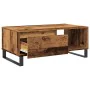 Mesa de centro madera de ingeniería envejecida 90x50x36,5 cm by , Coffee table - Ref: Foro24-857338, Price: 83,60 €, Discount: %
