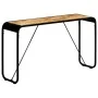 Mesa consola de madera maciza de mango sin tratar 140x35x76 cm by , Side tables - Ref: Foro24-247869, Price: 148,54 €, Discou...