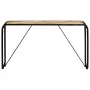 Mesa consola de madera maciza de mango sin tratar 140x35x76 cm by , Side tables - Ref: Foro24-247869, Price: 148,54 €, Discou...