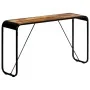 Mesa consola de madera maciza de mango sin tratar 140x35x76 cm by , Side tables - Ref: Foro24-247869, Price: 148,54 €, Discou...
