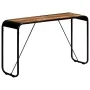 Mesa consola de madera maciza de mango sin tratar 140x35x76 cm by , Side tables - Ref: Foro24-247869, Price: 148,54 €, Discou...