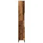 Armario de baño madera de ingeniería envejecida 30x30x190 cm de , Tocadores de baño - Ref: Foro24-857105, Precio: 77,63 €, De...