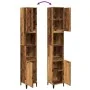 Armario de baño madera de ingeniería envejecida 30x30x190 cm de , Tocadores de baño - Ref: Foro24-857105, Precio: 77,63 €, De...