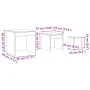 Mesas apilables 3 pzas madera contrachapada color roble artisan by , Side tables - Ref: Foro24-856687, Price: 75,98 €, Discou...